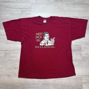 FSU Seminoles "Dick Is A Gator Fan, Don't Be A Dick" 2XL T-Shirt Smack Apparel